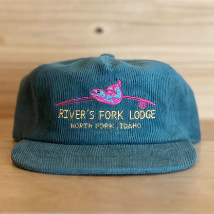 Pre-order: Limited Edition River's Fork Lodge Corduroy Cap